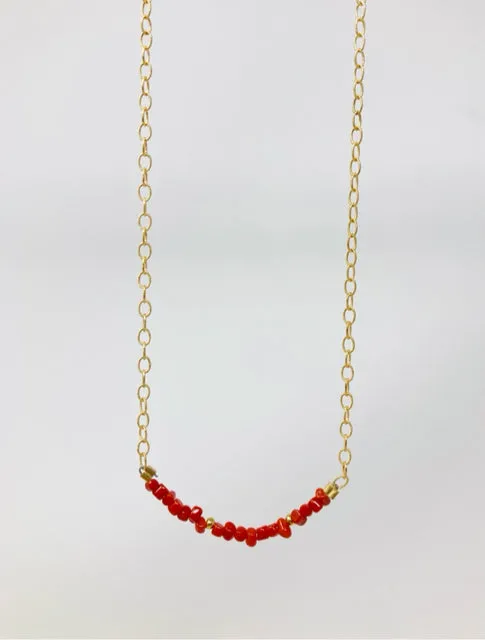 Mediterranean Coral Necklace