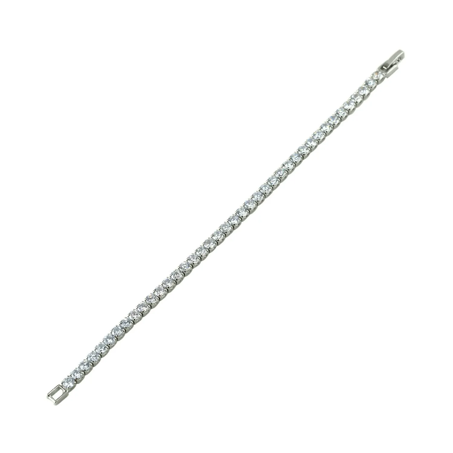 Micole 4mm Round CZ Tennis Bracelet – 7in