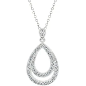 Milana Double Teardrop CZ Pendant