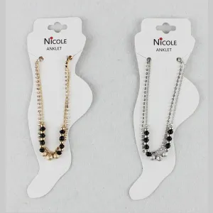 Multi Chain Anklet 3052 ( 12 units)