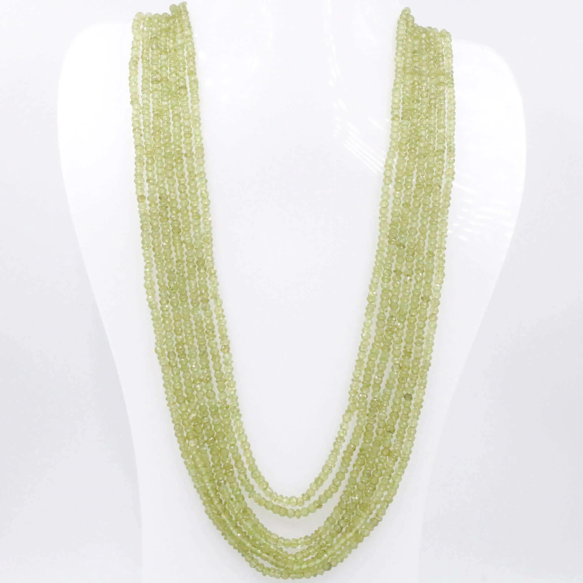 Natural Peridot Necklace Faceted Necklace Layered Necklace Gemstone Necklace Faceted Green Necklace Indian Necklace SKU: 6143206