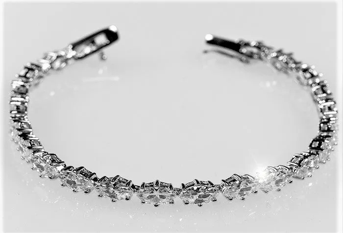 Paige Marquise CZ Tennis Bracelet – 7in | 20ct