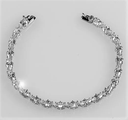 Paige Marquise CZ Tennis Bracelet – 7in | 20ct