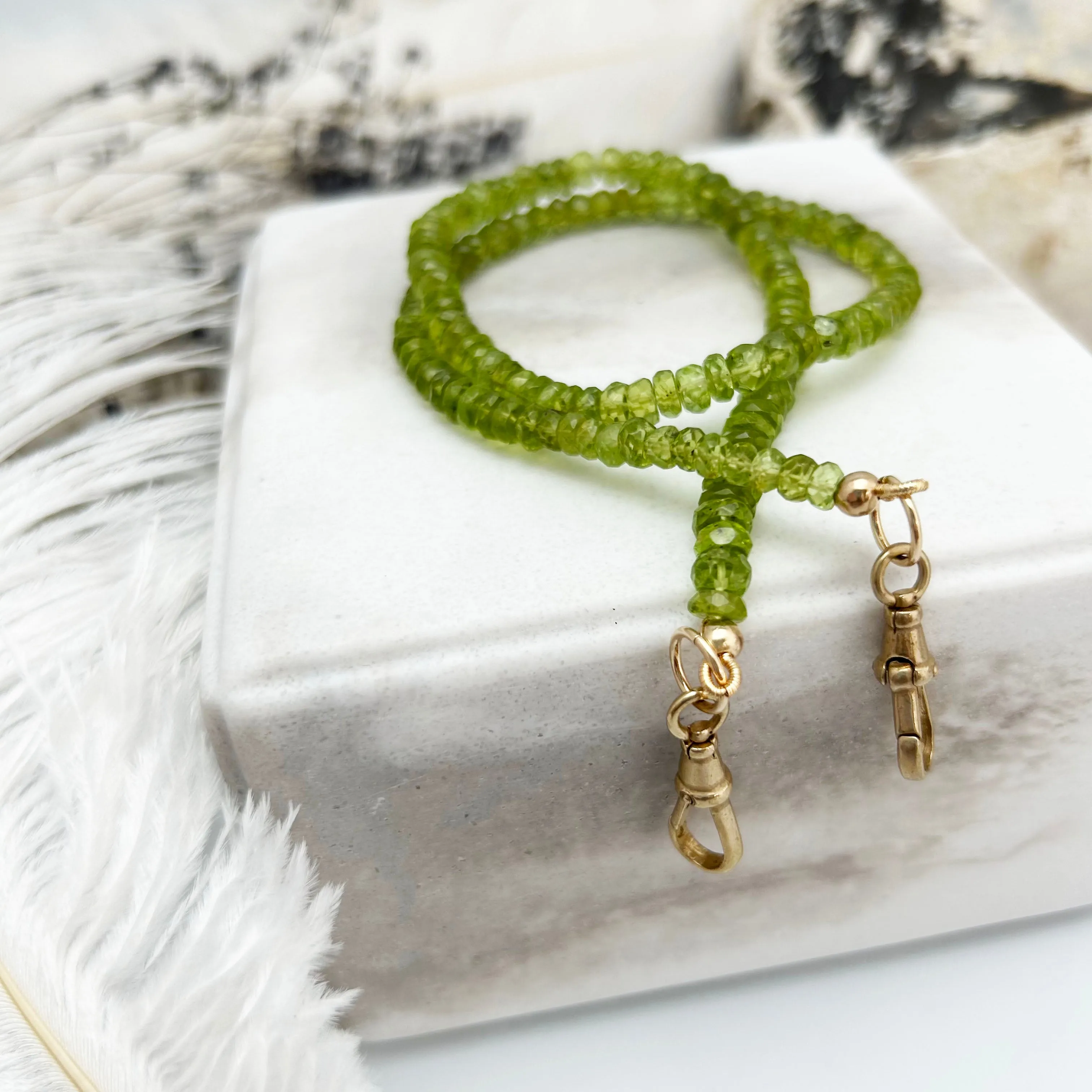 Peridot - Gemstone Accent Chain