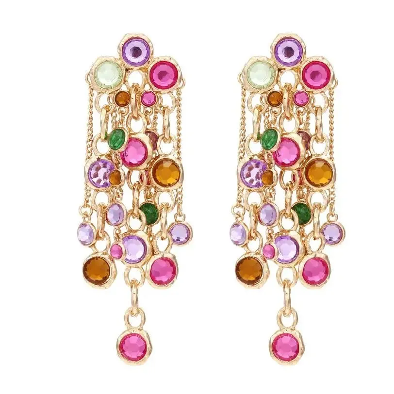 Pre Order:  Bohemian Crystal Drop Earrings