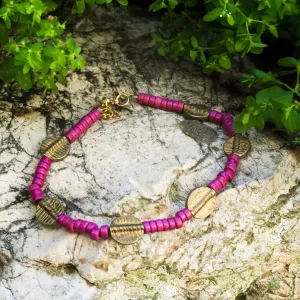 Purple Candies Anklet