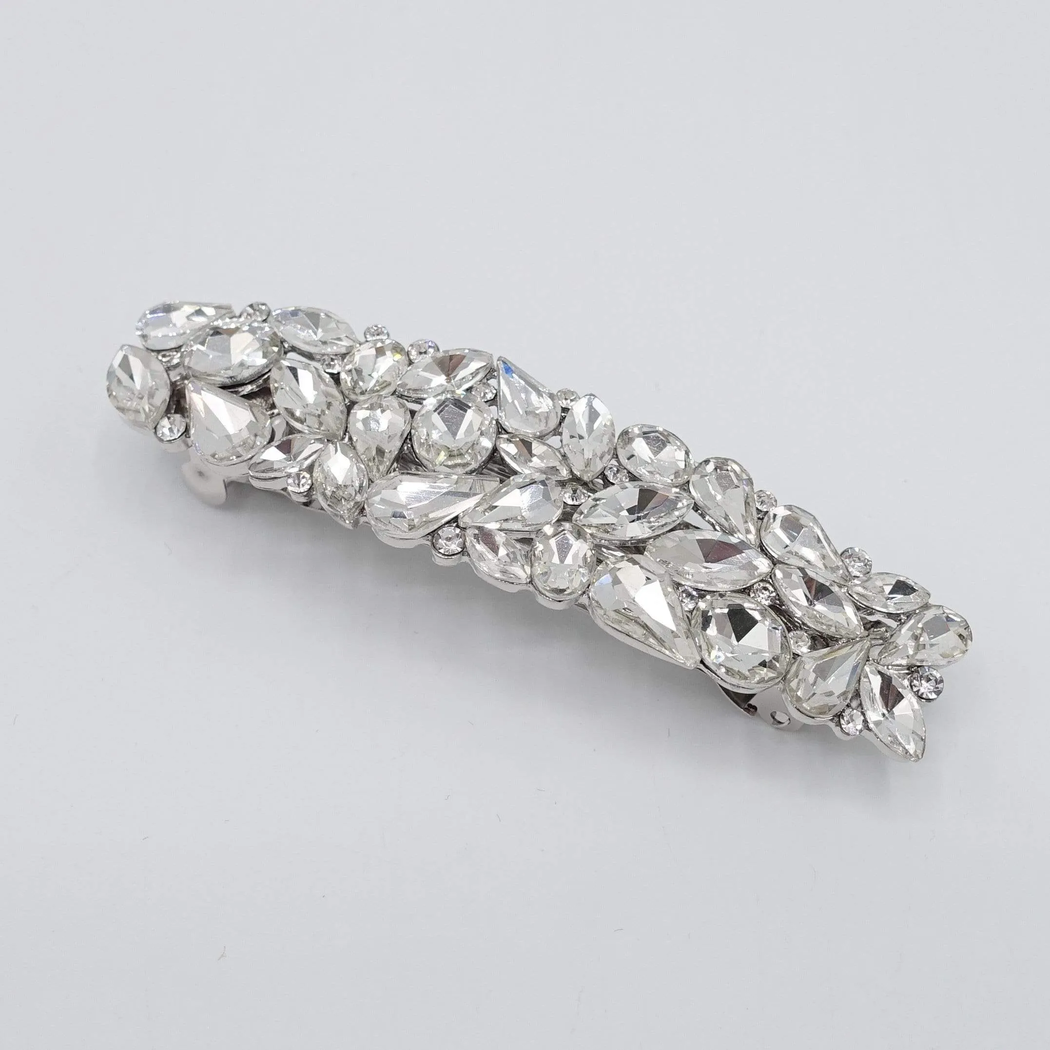 rhinestone hair barrette bling dress hair barrette for women