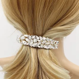 rhinestone hair barrette bling dress hair barrette for women