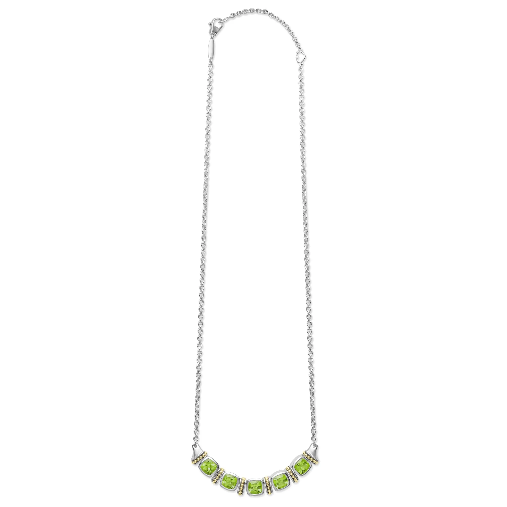 Rittenhouse Five Station Peridot Necklace