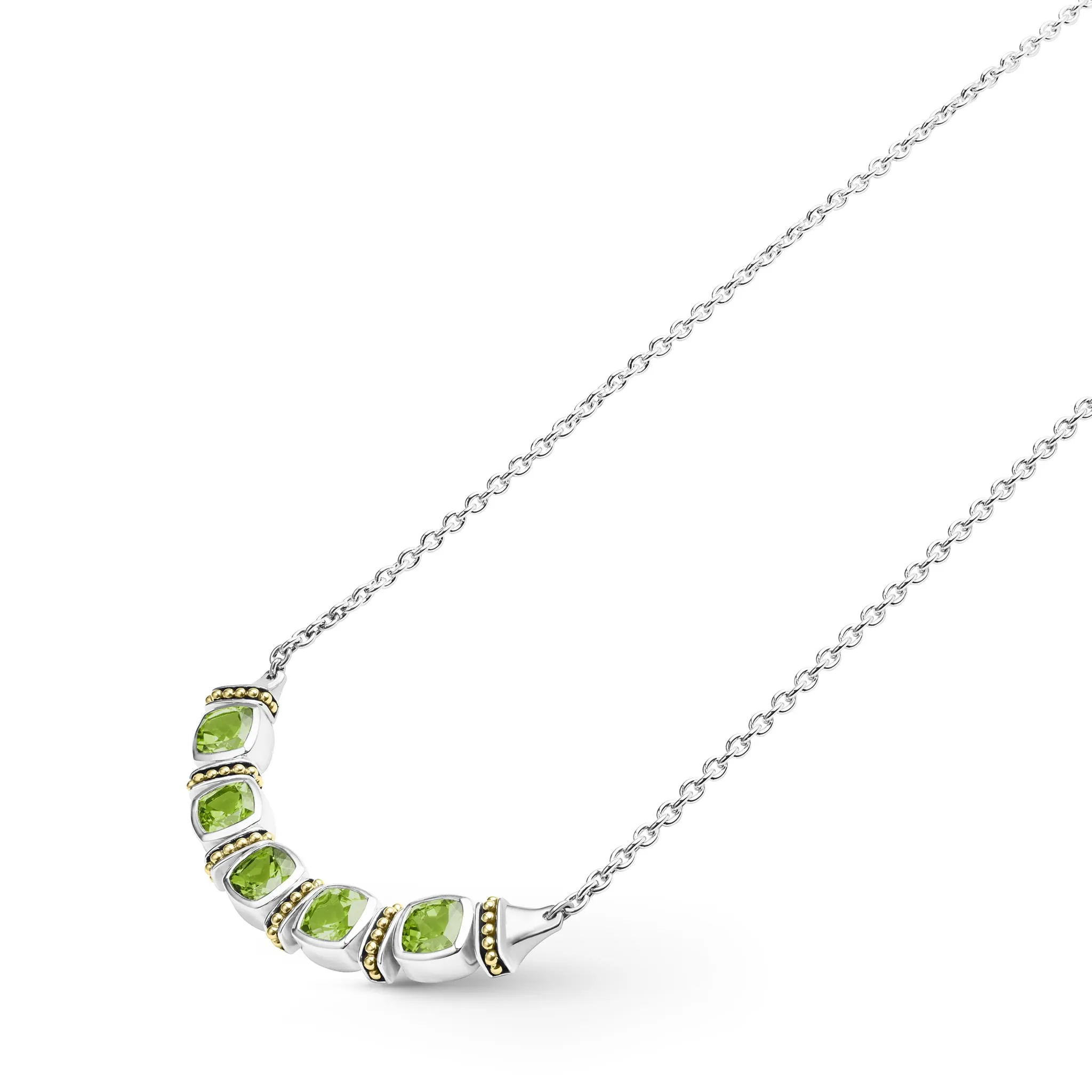 Rittenhouse Five Station Peridot Necklace