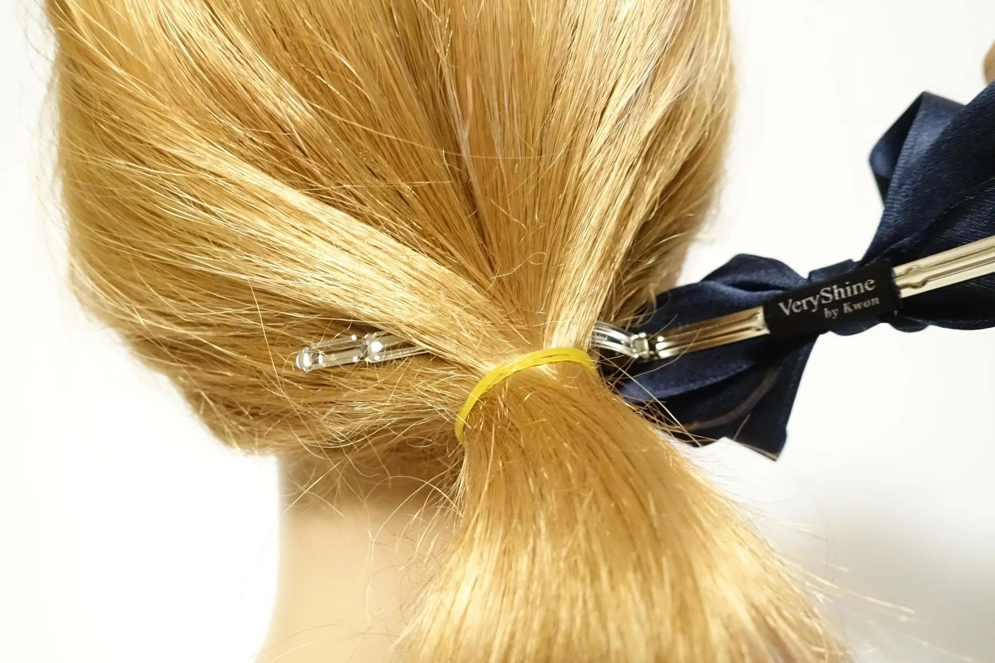 Satin Long Tail Bow French Hair Barrette Handmade Hair Accessory for Women