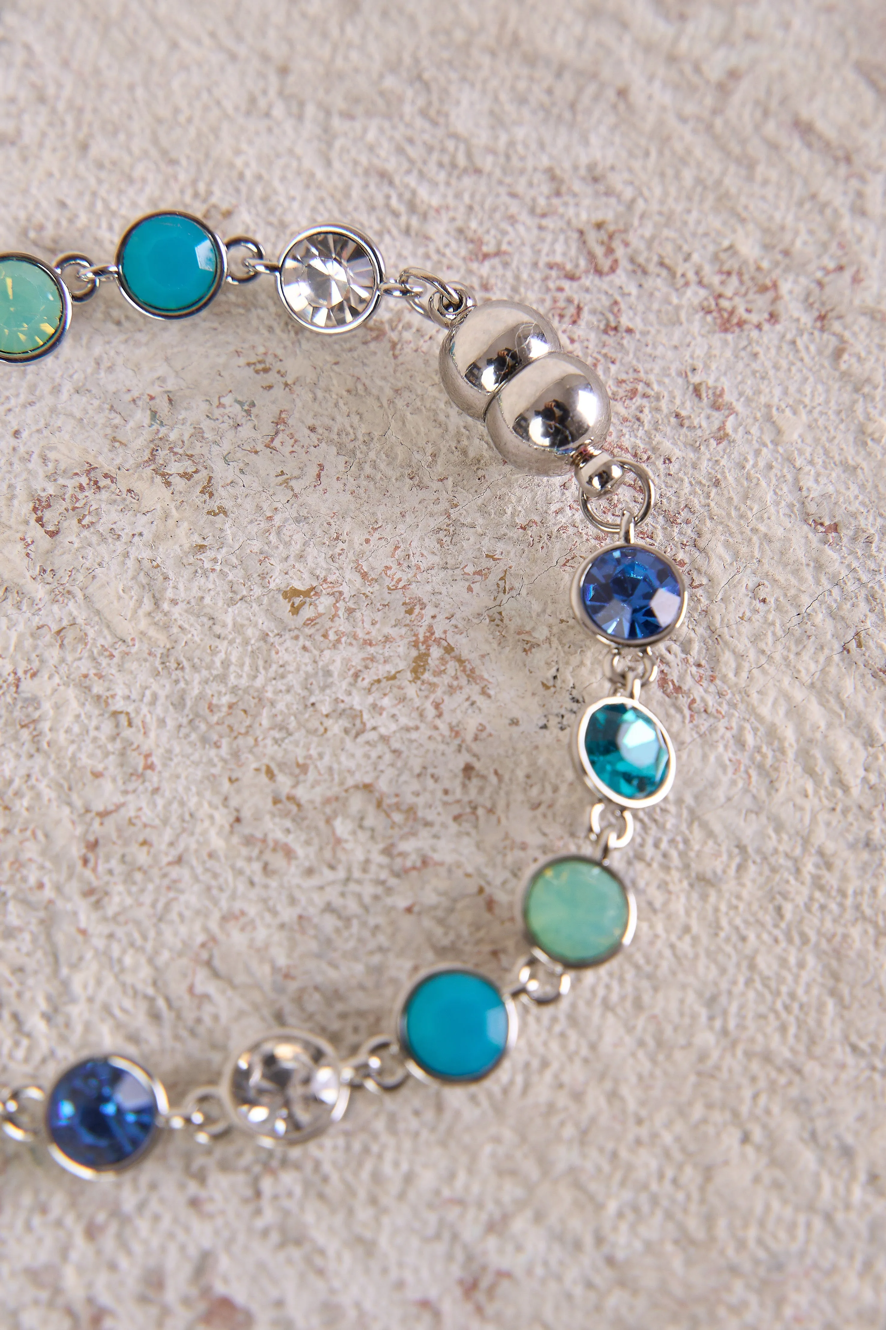 Sea Glass Gemstone Bracelet