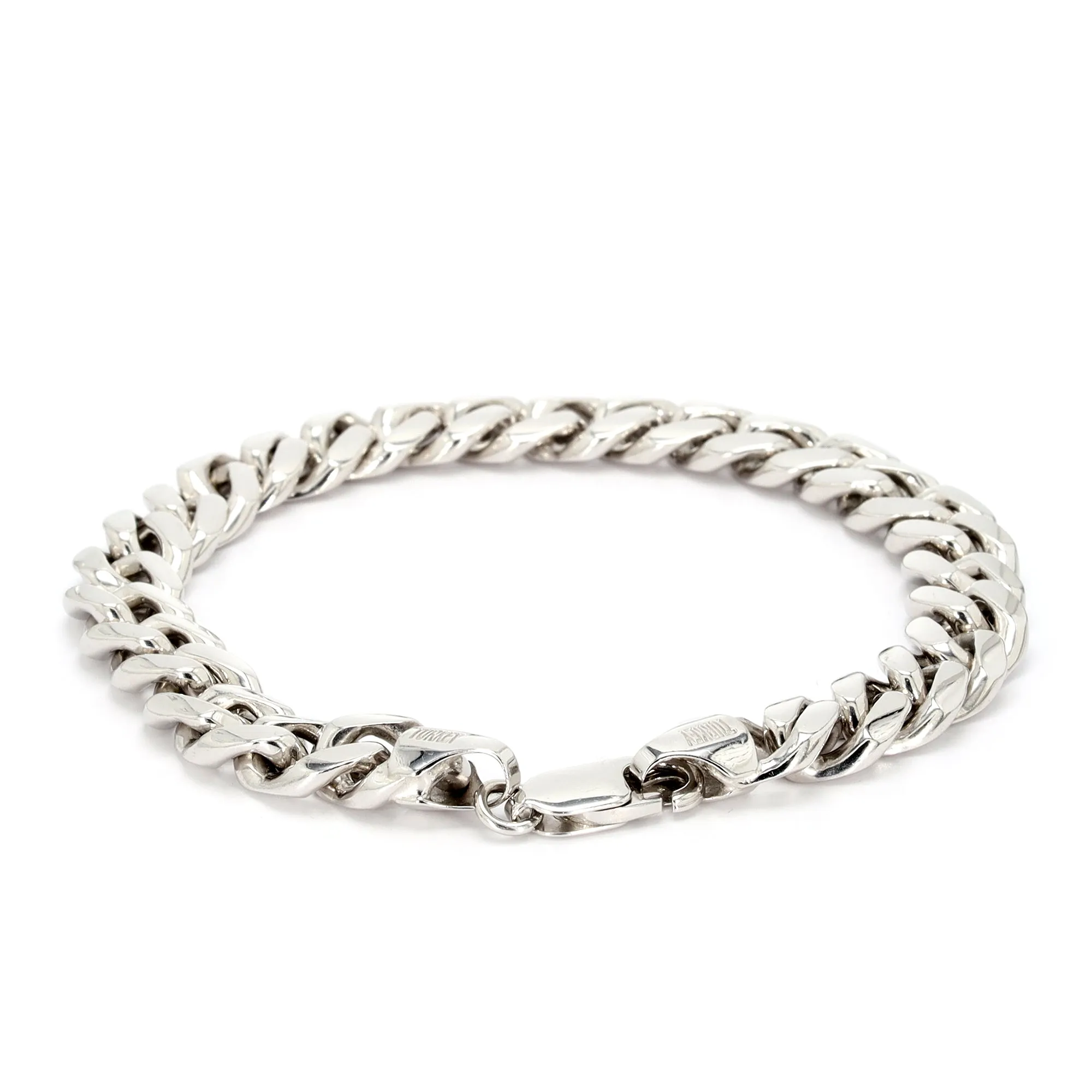 Silver Cuban Chain Bracelet