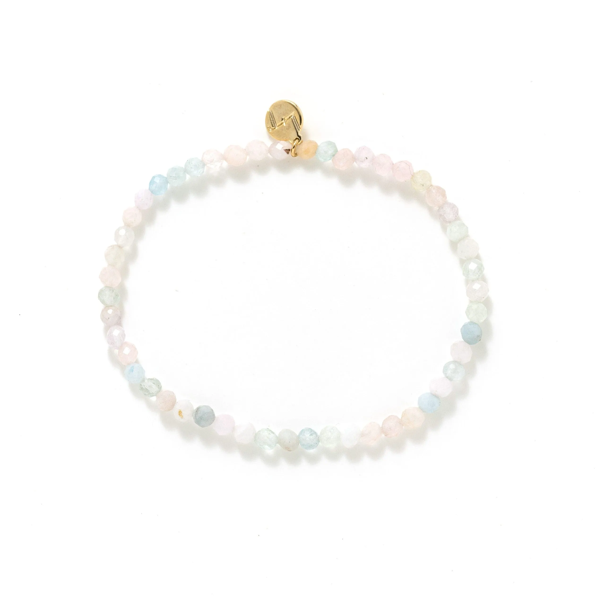 Sorrento Gemstone Stretch Bracelet Morganite