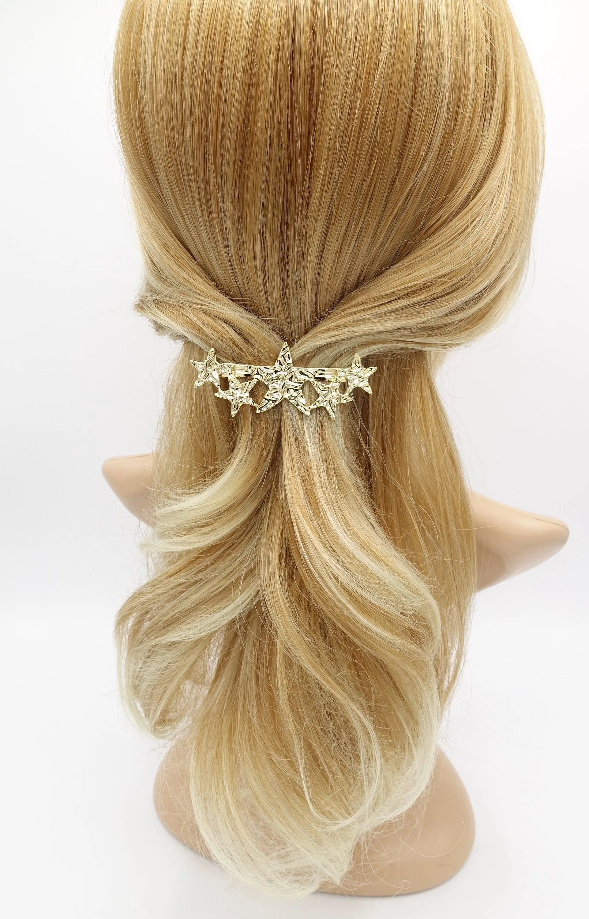 star hair barrette metal hair accessory for women