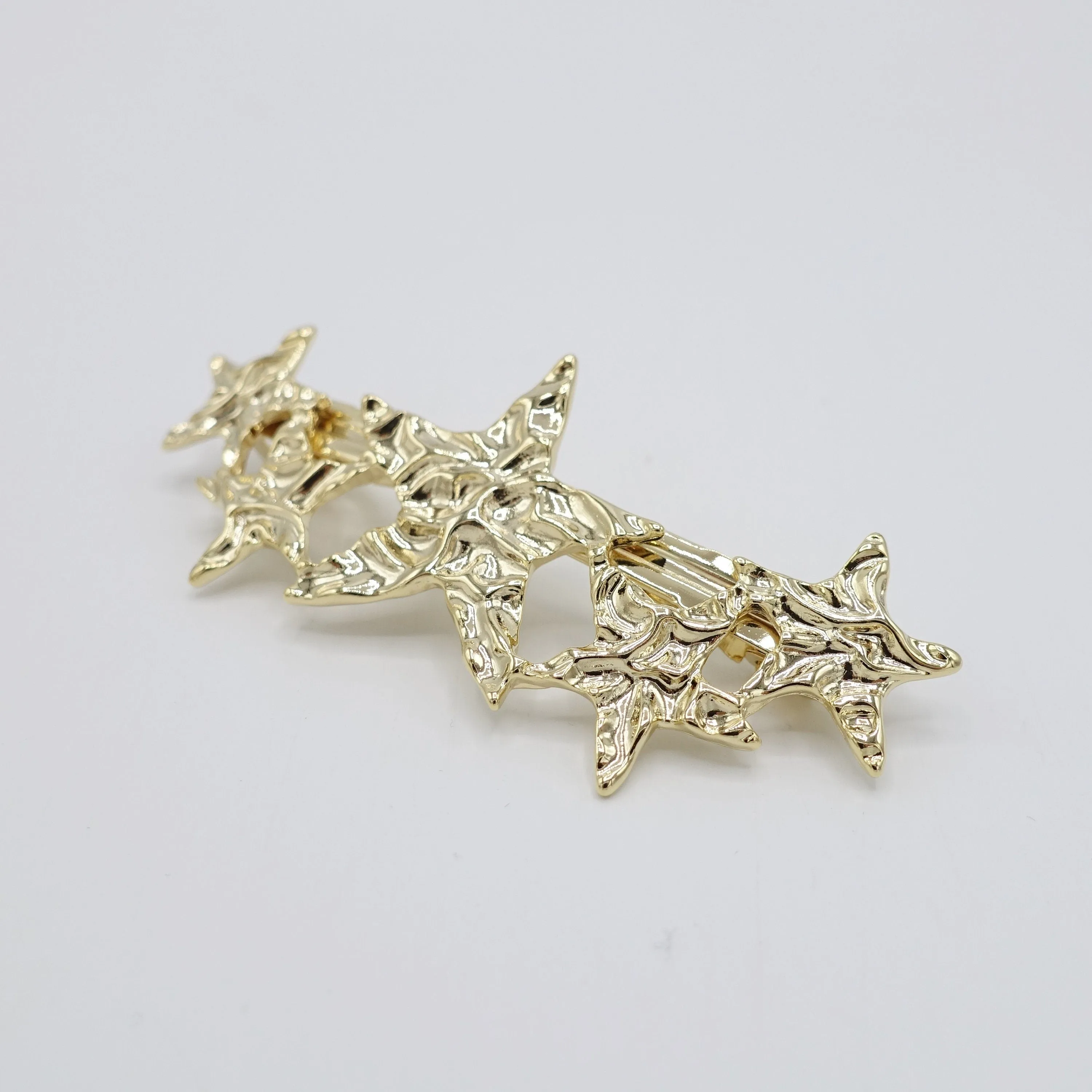 star hair barrette metal hair accessory for women