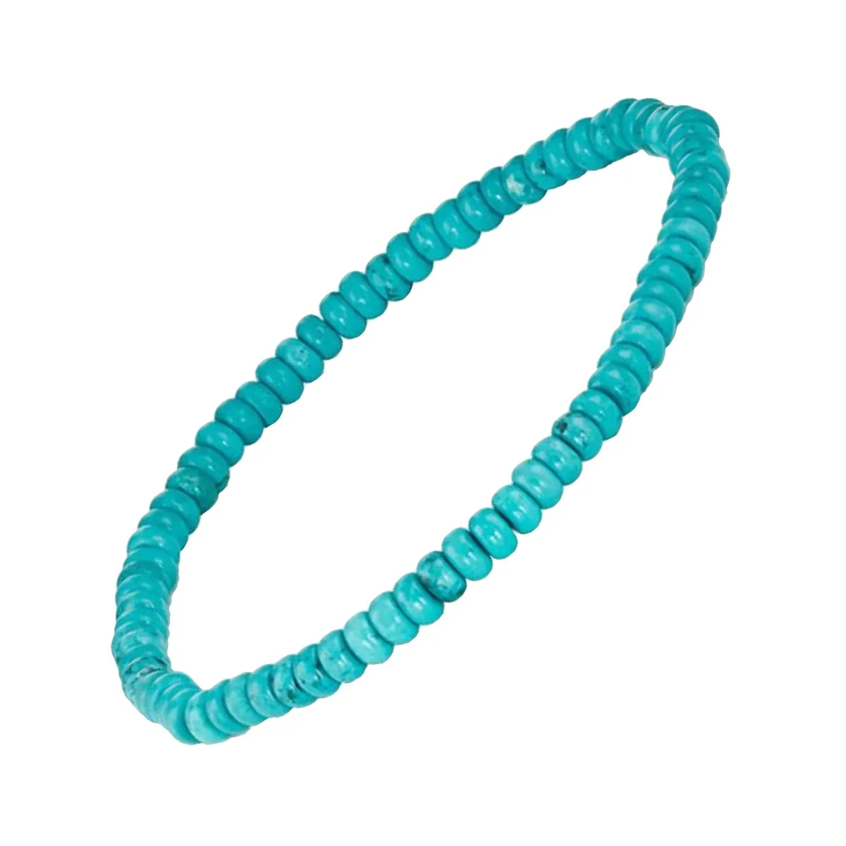 Turquoise Beaded Flex Bracelet