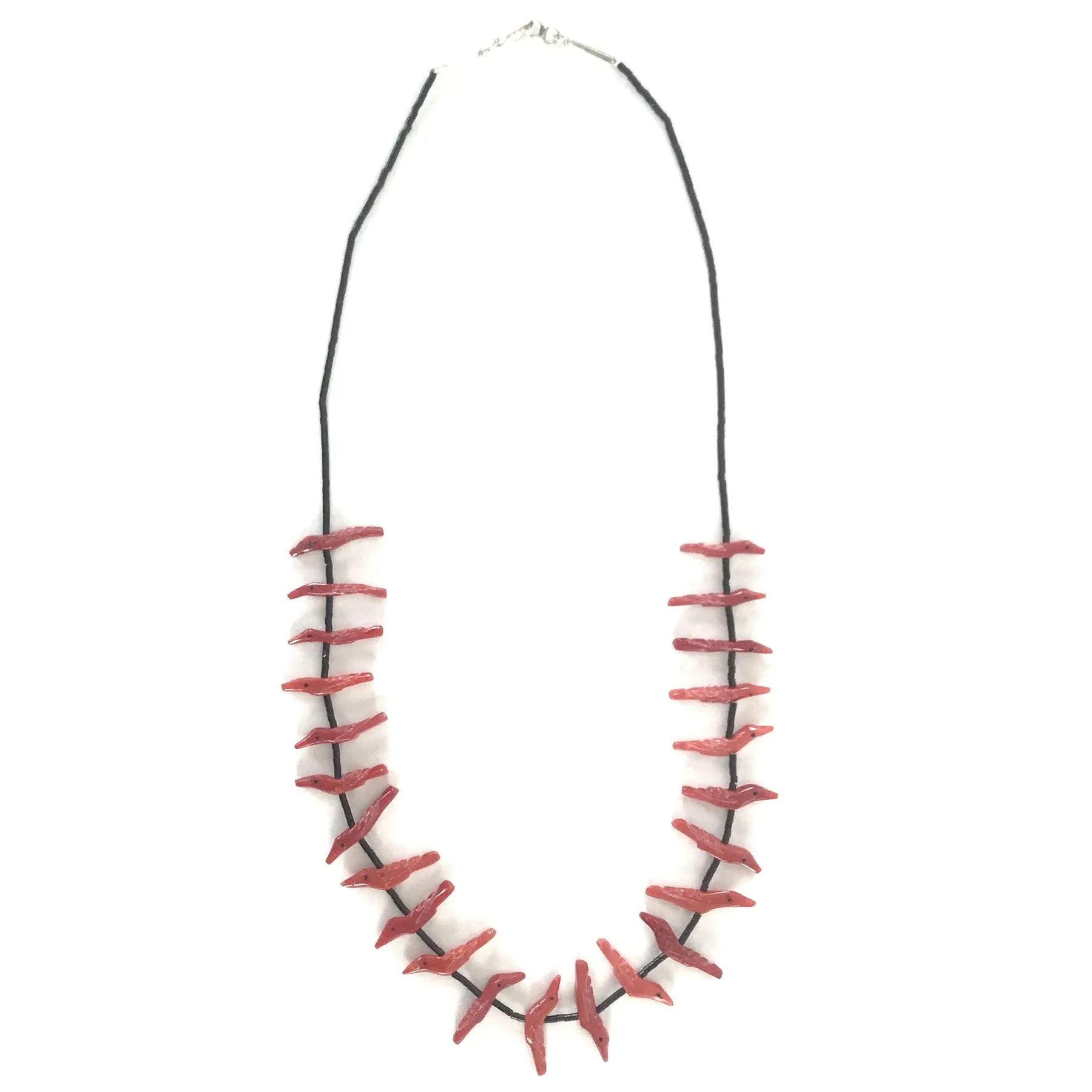 Verna Kushana Coral Birds Fetish Necklace