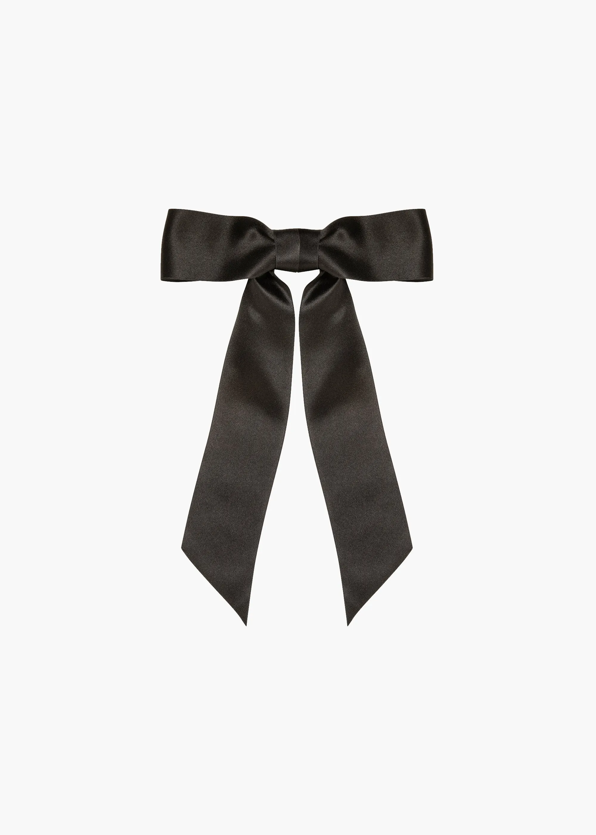 Virginia Bow Barrette -- Black