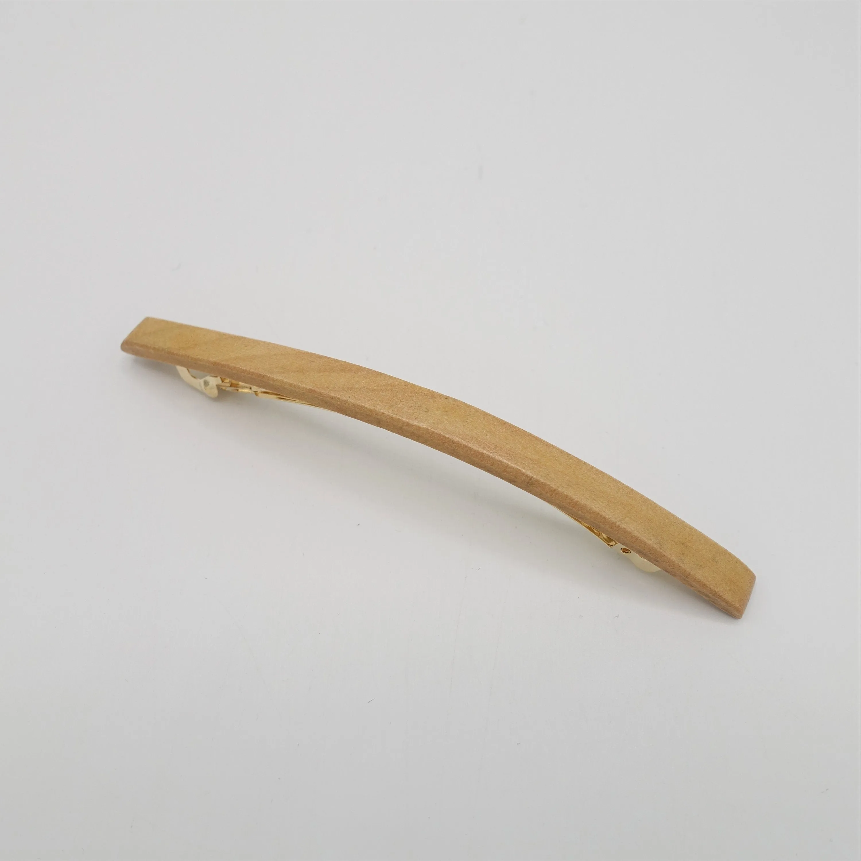 wood hair barrette thin hair accessory for women