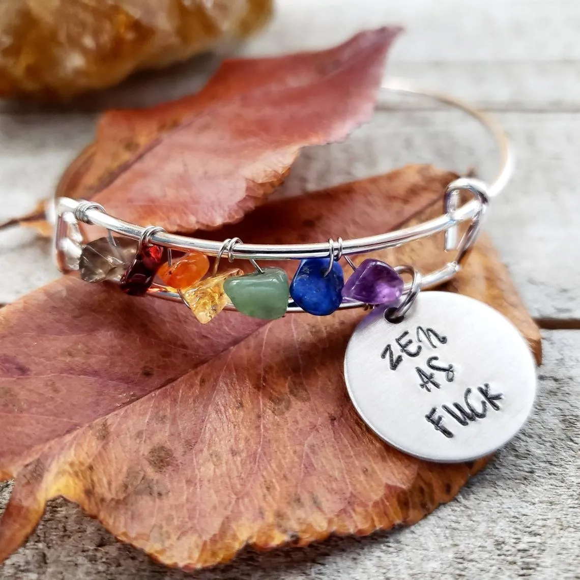 Zen as fuck Chakra bangle